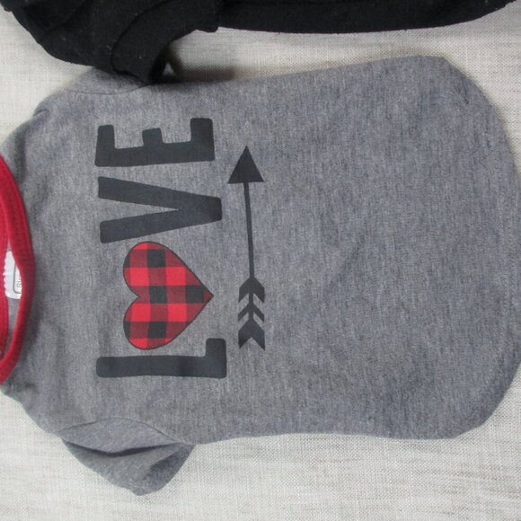 Closet Dog Shirt Trio M Love Graphic Single Ready to Mingle Funny Pet Outfit Set - Picture 3 of 16